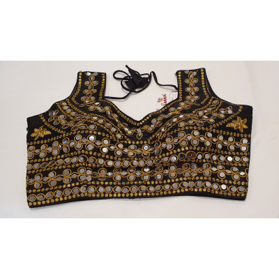 Glitzy Blouse Black