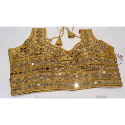 Glitzy Blouse Gold